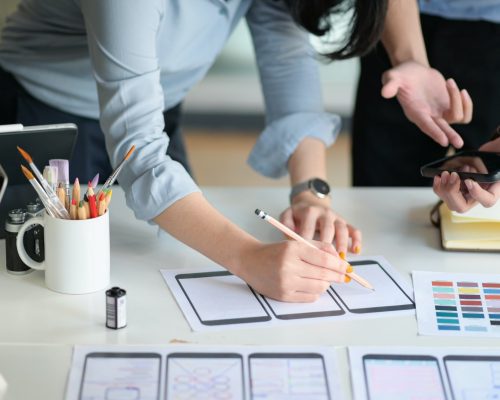 The UX design team plans to develop a prototype smartphone application.